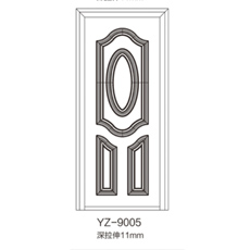 YZ-9铝板仿实木-9005-500X1600